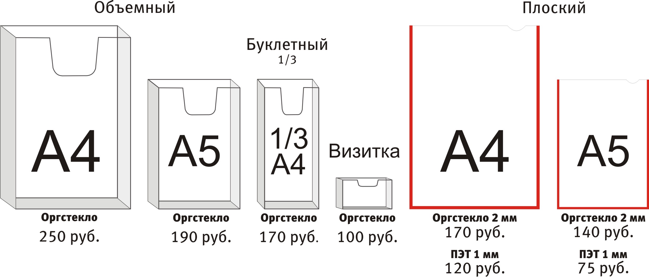 Карманы для стенда